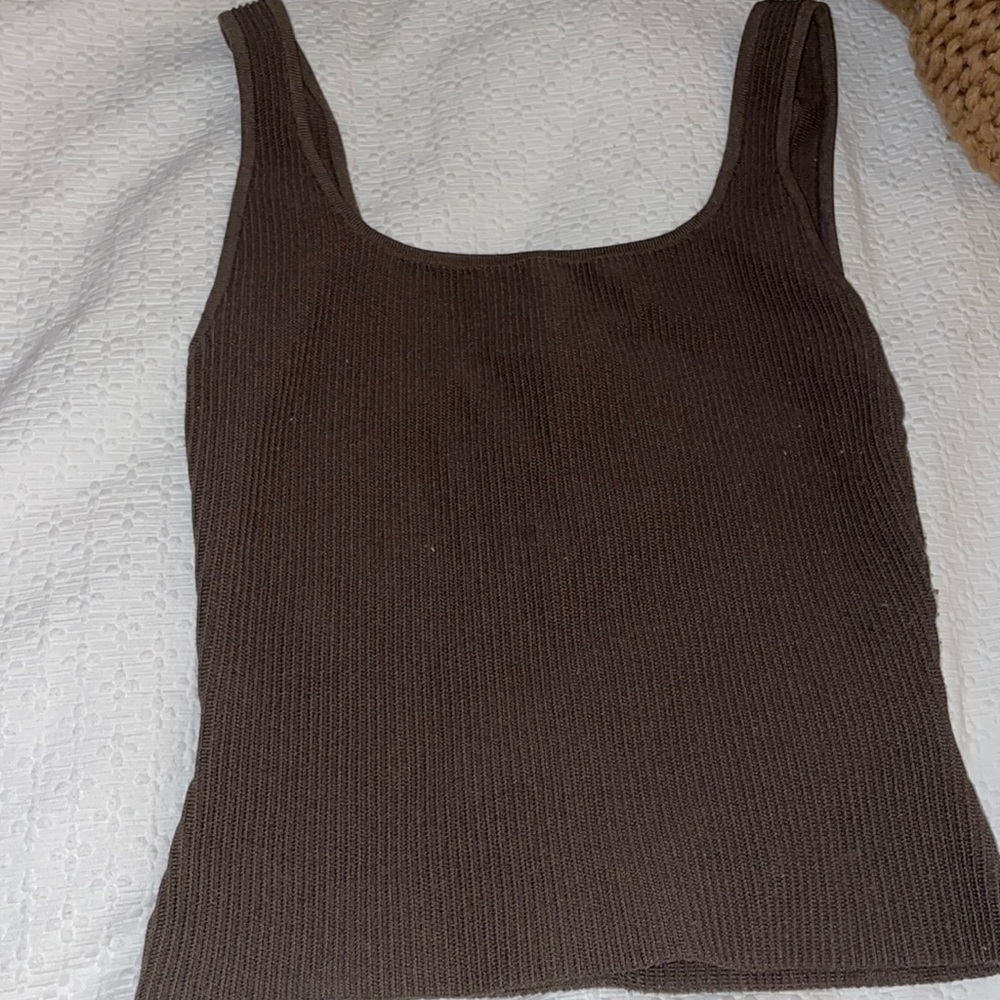 Aritzia Babaton Arjun Sculpt knit full length tank